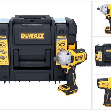 DeWalt DCF 892 NT 18 V 813 Nm 1/2'' Avvitatore a impulsi a batteria senza spazzole + TSTAK - senza batteria, senza caricabatteria