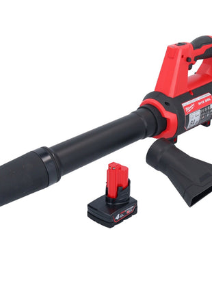 Milwaukee M12 BBL-401 akumulatorowa dmuchawa 12 V + 1x akumulator 4,0 Ah - bez ładowarki