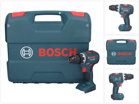 Bosch GSR 18V-55 Trapano avvitatore a batteria professionale 18 V 55 Nm Brushless + L-Case - senza batteria, senza caricabatterie