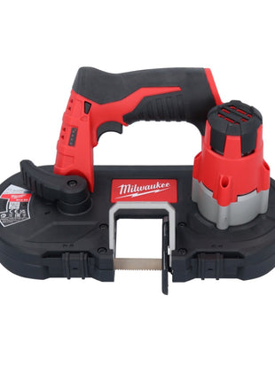 Scie à ruban sans fil Milwaukee M12 BS-401 12 V 41 x 41 mm + 1x batterie 4,0 Ah - sans chargeur