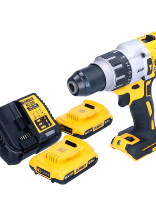 Taladro percutor inalámbrico DeWalt DCD 996 D2 18 V 95 Nm sin escobillas + 2 baterías 2,0 Ah + cargador