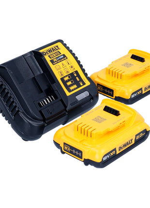 Taladro percutor inalámbrico DeWalt DCD 996 D2 18 V 95 Nm sin escobillas + 2 baterías 2,0 Ah + cargador