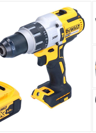 DeWalt DCD 996 N Akku Schlagbohrschrauber 18 V 95 Nm Brushless + 1x Akku 5,0 Ah - ohne Ladegerät