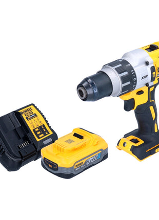 DeWalt DCD 996 H1 Perceuse-visseuse à percussion sans fil 18 V 95 Nm Brushless + 1x batterie Powerstack 5,0 Ah + chargeur