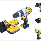 Trapano a percussione a batteria DeWalt DCD 996 H2 18 V 95 Nm brushless + 2x batteria Powerstack 5,0 Ah + caricabatterie