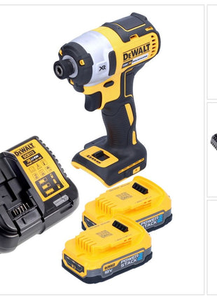 Akumulatorowy klucz udarowy DeWalt DCF 887 E2 18 V 205 Nm 1/4" bezszczotkowy + 2x akumulator 1,7 Ah + ładowarka