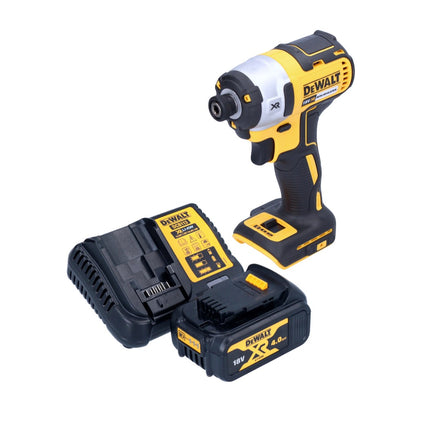 Avvitatore a impulsi a batteria DeWalt DCF 887 M1 18 V 205 Nm 1/4" brushless + 1x batteria ricaricabile 4,0 Ah + caricatore