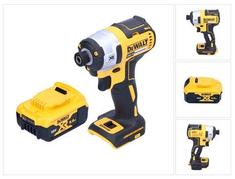 DeWalt DCF 887 N 18 V 205 Nm 1/4'' Avvitatore a impulsi senza spazzole + 1x batteria 5,0 Ah - senza caricatore