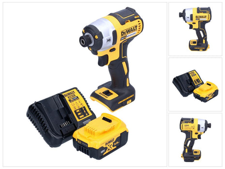 DeWalt DCF 887 P1 Clé à choc sans fil 18 V 205 Nm 1/4'' Brushless + 1x batterie 5,0 Ah + chargeur