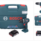 Bosch GSB 18V-45 Professional 18 V 45 Nm Brushless trapano avvitatore a percussione senza filo + 1x batteria 2,0 Ah + L-Case - senza caricabatterie