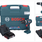 Bosch GSB 18V-45 Professional 18 V 45 Nm Brushless trapano avvitatore a percussione senza filo + 1x batteria 2,0 Ah + caricabatterie + L-Case