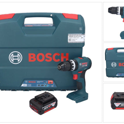 Bosch GSB 18V-45 Professional Akku Schlagbohrschrauber 18 V 45 Nm Brushless + 1x Akku 5,0 Ah + L-Case - ohne Ladegerät