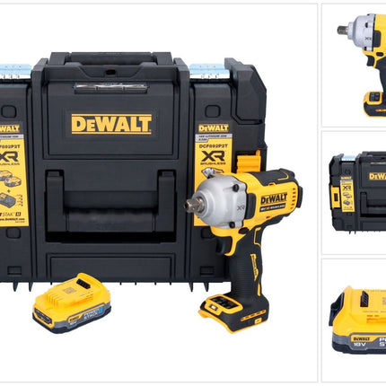 DeWalt DCF 892 NT Akku Schlagschrauber 18 V 813 Nm 1/2" Brushless + 1x Akku 1,7 Ah + TSTAK - ohne Ladegerät
