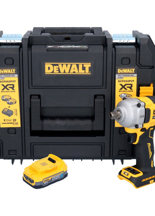 DeWalt DCF 892 NT Clé à choc 18 V 813 Nm 1/2'' Brushless + 1x batterie 1,7 Ah + TSTAK - sans chargeur