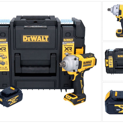 Avvitatore a impatto a batteria DeWalt DCF 892 NT 18 V 813 Nm 1/2" Brushless + 1x batteria 4,0 Ah + TSTAK - senza caricabatteria