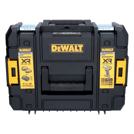 Avvitatore a impatto a batteria DeWalt DCF 892 NT 18 V 813 Nm 1/2" Brushless + 1x batteria 4,0 Ah + TSTAK - senza caricabatteria
