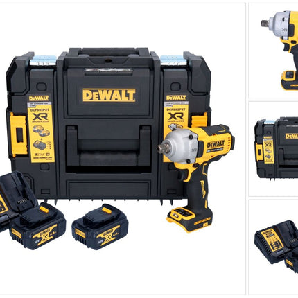 Avvitatore a impatto a batteria DeWalt DCF 892 M2T 18 V 813 Nm 1/2" Brushless + 2x batteria 4,0 Ah + caricabatteria + TSTAK