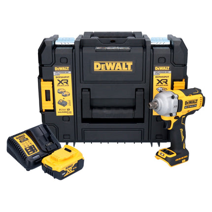 DeWalt DCF 892 P1T 18 V 813 Nm 1/2'' Avvitatore a impulsi senza spazzole + 1x batteria 5,0 Ah + caricatore + TSTAK