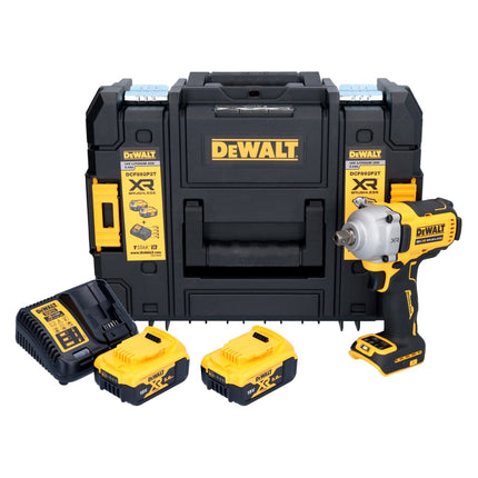 DeWalt DCF 892 P2T 18 V 813 Nm 1/2'' Avvitatore a impulsi senza spazzole + 2x batteria 5,0 Ah + caricabatterie + TSTAK