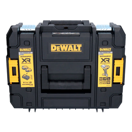 DeWalt DCF 892 P2T 18 V 813 Nm 1/2'' Avvitatore a impulsi senza spazzole + 2x batteria 5,0 Ah + caricabatterie + TSTAK