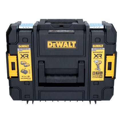 Avvitatore a impulsi DeWalt DCF 892 H2T 18 V 813 Nm 1/2'' Brushless + 2x batteria Powerstack 5,0 Ah + caricabatterie + TSTAK