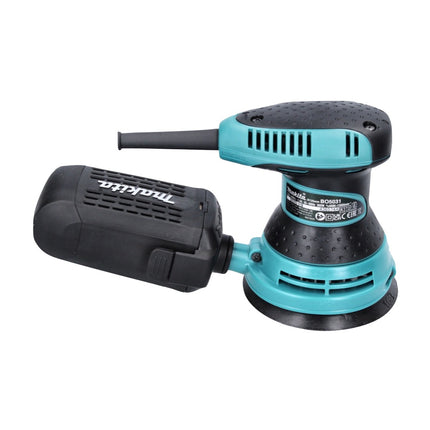 Makita BO 5031 Levigatrice rotorbitale 300 Watt 125 mm + 50x carta abrasiva K80