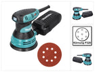 Makita BO 5031 Exzenterschleifer 300 Watt 125 mm + 50x Schleifpapier K320