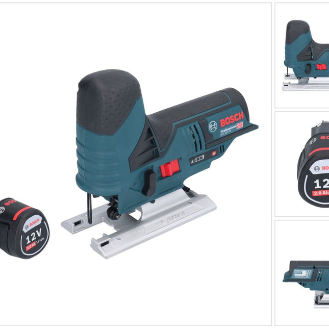 Bosch GST 12V-70 Seghetto alternativo professionale a batteria 12 V 70 mm + 1x batteria ricaricabile 2,0 Ah - senza caricabatterie