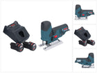 Bosch GST 12V-70 Profesjonalna wyrzynarka akumulatorowa 12 V 70 mm + 2x akumulator 2,0 Ah + ładowarka