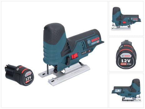 Bosch GST 12V-70 Profesjonalna wyrzynarka akumulatorowa 12 V 70 mm + 1x akumulator 3,0 Ah - bez ładowarki