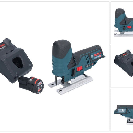 Bosch GST 12V-70 Seghetto alternativo professionale a batteria 12 V 70 mm + 1x batteria ricaricabile 3,0 Ah + caricabatterie