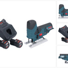 Bosch GST 12V-70 Seghetto alternativo professionale a batteria 12 V 70 mm + 2x batteria ricaricabile 3,0 Ah + caricabatterie