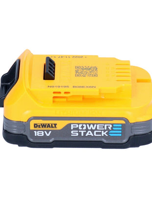 DeWalt DCB 1104 E1 kit de inicio de batería 12 V / 18 V 1x batería Powerstack 1,7 Ah + cargador DCB 1104