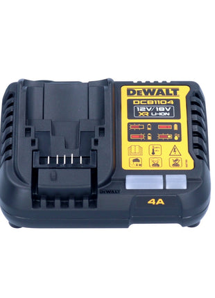 DeWalt DCB 1104 E2 Akku Starter Set 12 V / 18 V 2x Powerstack Akku 1,7 Ah + DCB 1104 Ladegerät