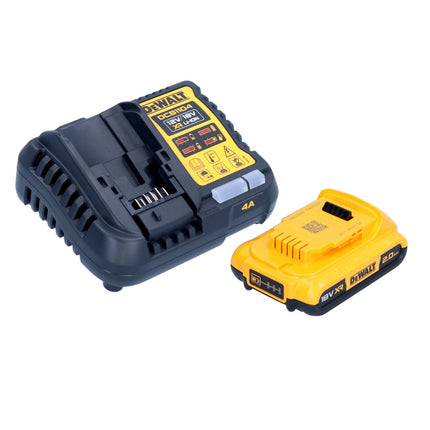 DeWalt DCB 1104 D1 Battery Starter Set 12 V / 18 V 1x batteria 2,0 Ah + caricabatterie DCB 1104
