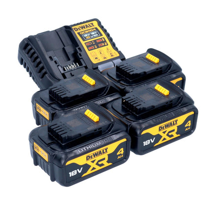 DeWalt DCB 1104 M4 set di avviamento batteria 12 V / 18 V 4x batteria 4,0 Ah + caricatore DCB 1104