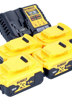 DeWalt DCB 1104 P4 Akku Starter Set 12 V / 18 V 4x Akku 5,0 Ah + DCB 1104 Ladegerät