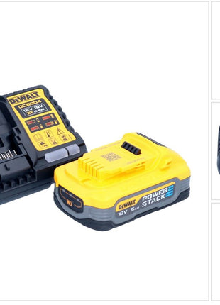 DeWalt DCB 1104 H1 Akku Starter Set 12 V / 18 V 1x Powerstack Akku 5,0 Ah + DCB 1104 Ladegerät