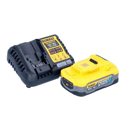 DeWalt DCB 1104 H1 Battery Starter Set 12 V / 18 V 1x batteria Powerstack 5,0 Ah + caricatore DCB 1104