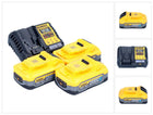 DeWalt DCB 1104 H3 Batterie Starter Set 12 V / 18 V 3x Powerstack Batterie 5.0 Ah + DCB 1104 chargeur