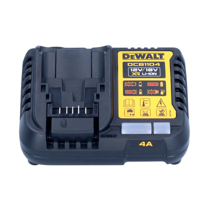 DeWalt DCB 1104 H4 Battery Starter Set 12 V / 18 V 4x batteria Powerstack 5,0 Ah + caricatore DCB 1104
