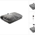 Coperta elettrica Coperta elettrica con 6 livelli di potenza Spegnimento automatico e protezione dal surriscaldamento Lavabile Grigio 180X130 cm