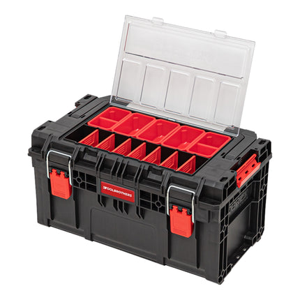 Toolbrothers RHINO XL Valigia portautensili  ECO Handling+ altezza L 26 l IP66 con divisori estraibili + cassette