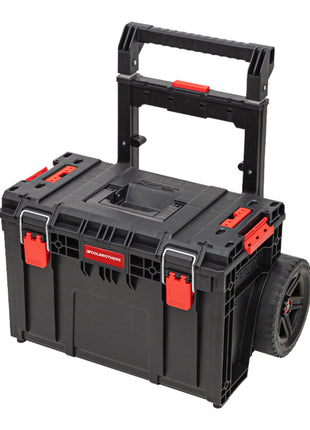 Toolbrothers RHINO XL Cart Plus ECO Vario+ Mobiler Werkzeugkoffer 37 l IP66 mit Doppelteleskopgriff