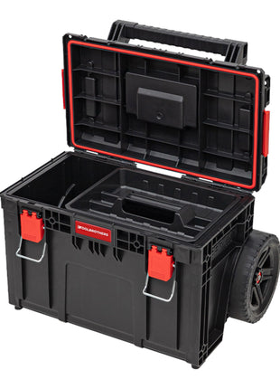 Toolbrothers RHINO XL Cart Plus ECO Vario+ Mobiler Werkzeugkoffer 37 l IP66 mit Doppelteleskopgriff