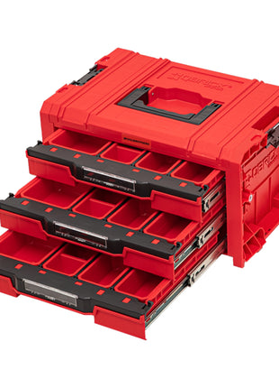 Toolbrothers RHINO L Cajón 3 ULTRA Organize+ maletín de herramientas 450 x 310 x 244 mm 13,5 l apilable IP54 con 3 cajones