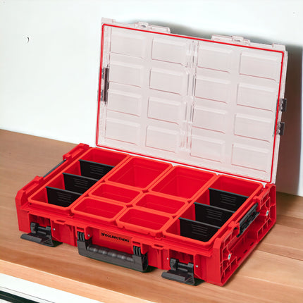 Toolbrothers RHINO XXL Organizer ULTRA altezza XL scatole 13,5 l IP66 con cassette rimovibili + divisori