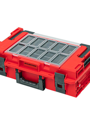 Toolbrothers Maletín de herramientas RHINO XXL ULTRA Handling+ altura M Organizador modular personalizado 585 x 385 x 190 mm 15,4 l apilable IP66