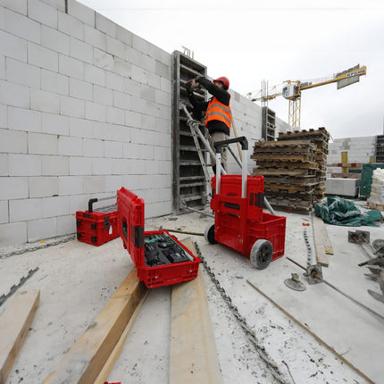 Toolbrothers RHINO XXL Cart Plus ULTRA - Mobiler Werkzeugkoffer 52 l IP66 mit Doppelteleskopgriff