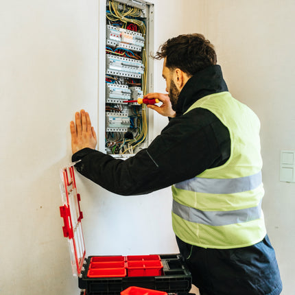 Toolbrothers RHINO XXL Organizer ECO altezza M+ Scatola 4 l IP66 con scatole estraibili